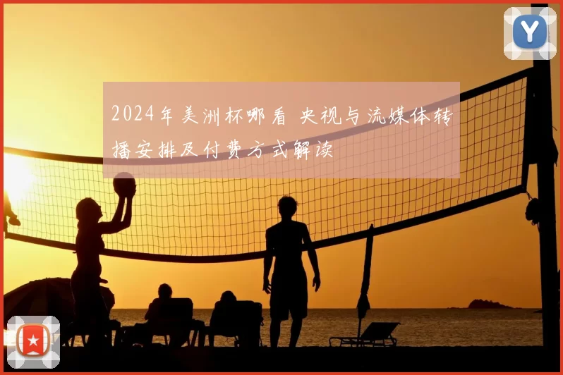 2024年美洲杯哪看 央视与流媒体转播安排及付费方式解读